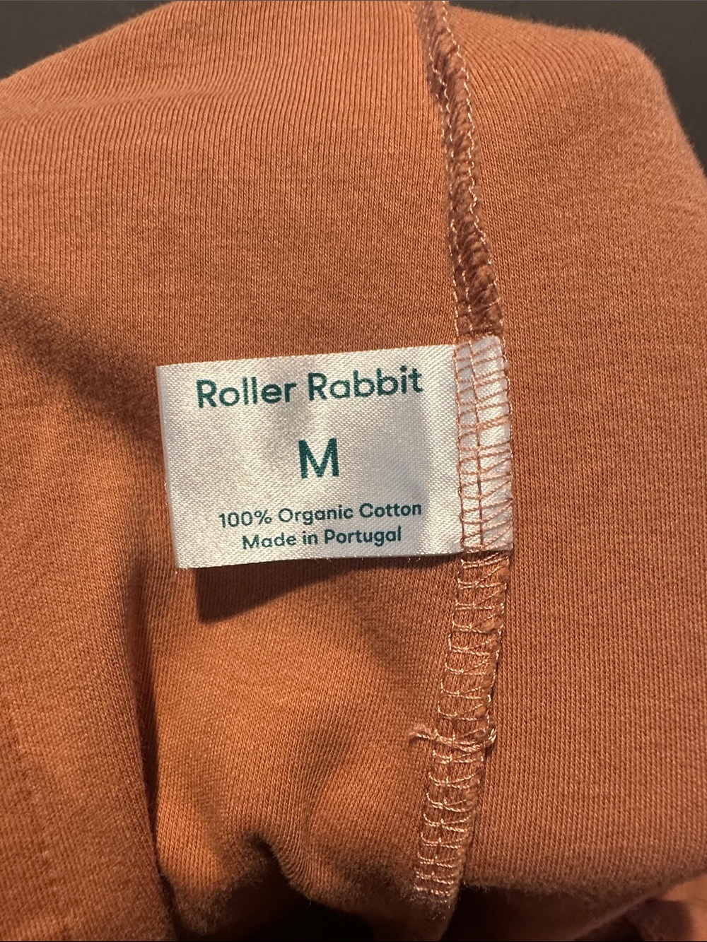 Roller Rabbit Peach Micro-Embroidered Drawstring Joggers - Picture 3 of 3